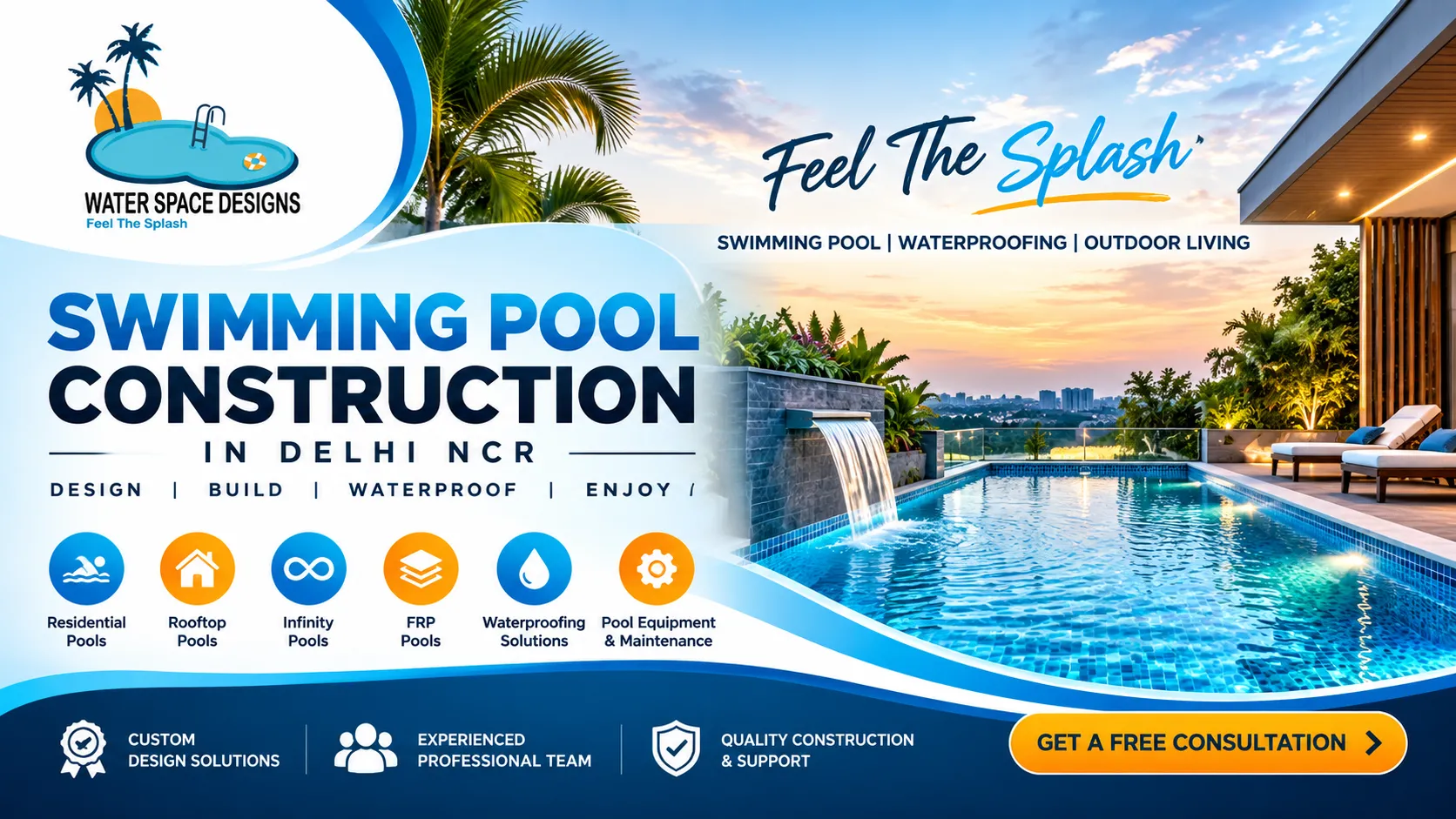 Swimming Pool Construction in Delhi NCR