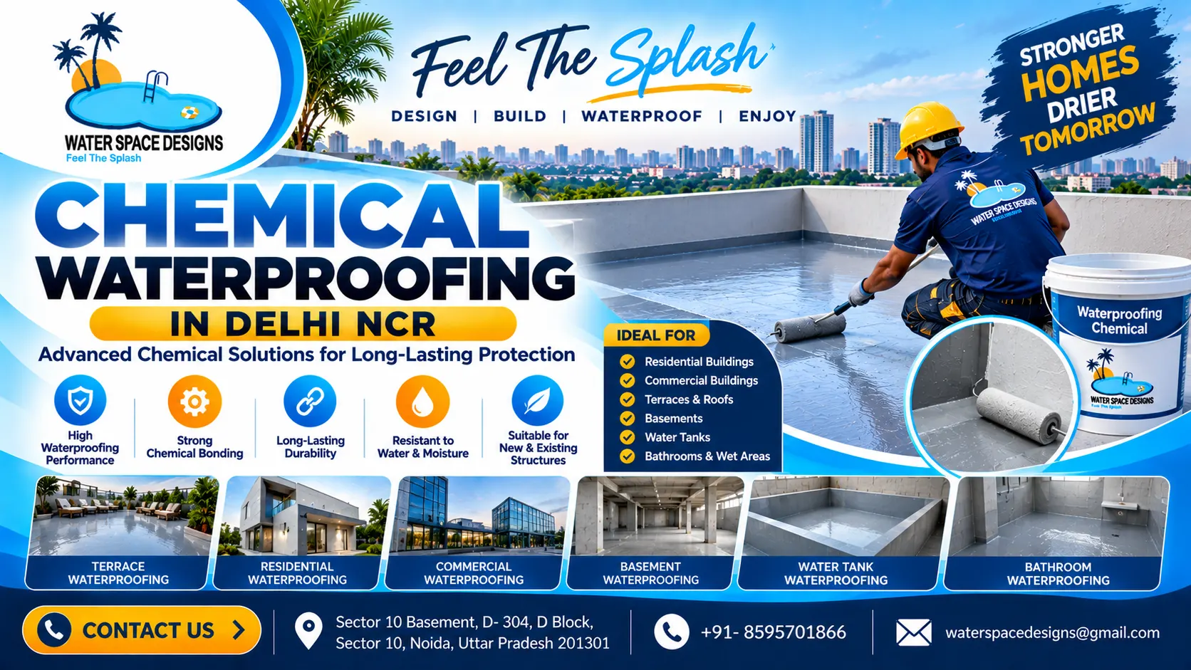 Chemical Waterproofing in Delhi NCR