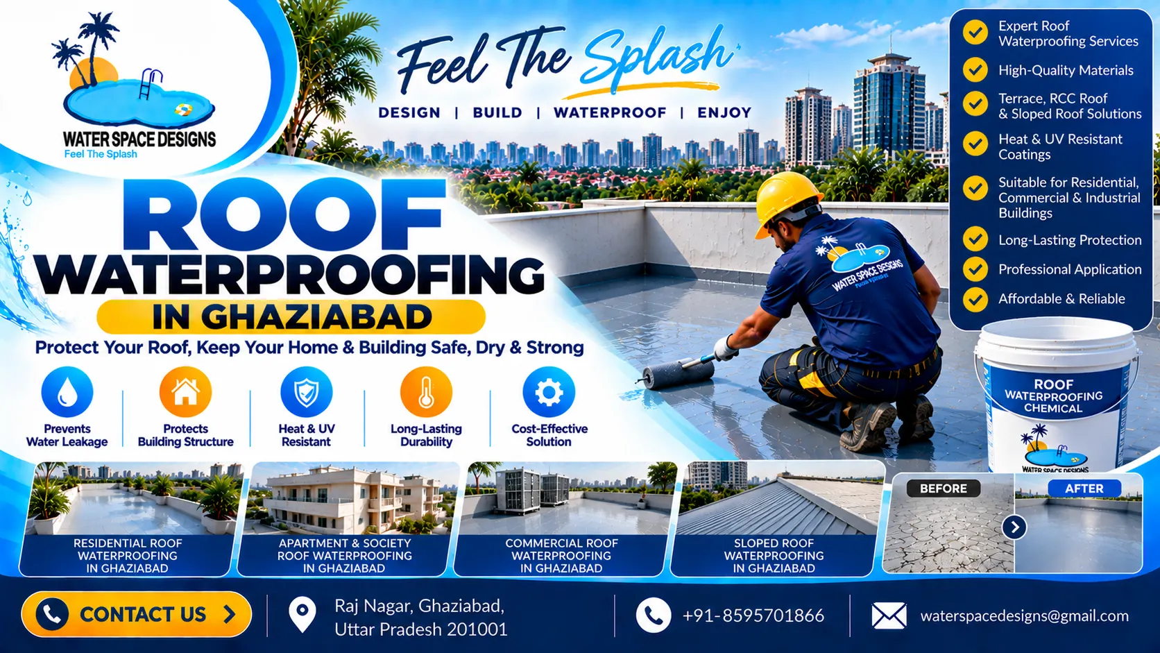 Roof Waterproofing in Ghaziabad
